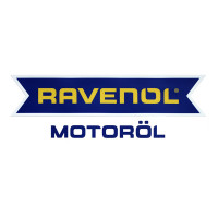 Ստիկեր RAVENOL Motoroel գույն՝ դեղին/կապույտ, եզրագծով 250x75 մմ